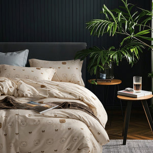 Printed 4-Piece Bedding Set