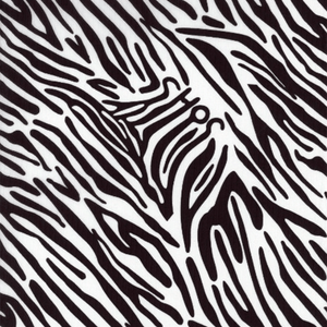 Nylon Print Fabric - Zebra Overflow Print, Vintage Chic