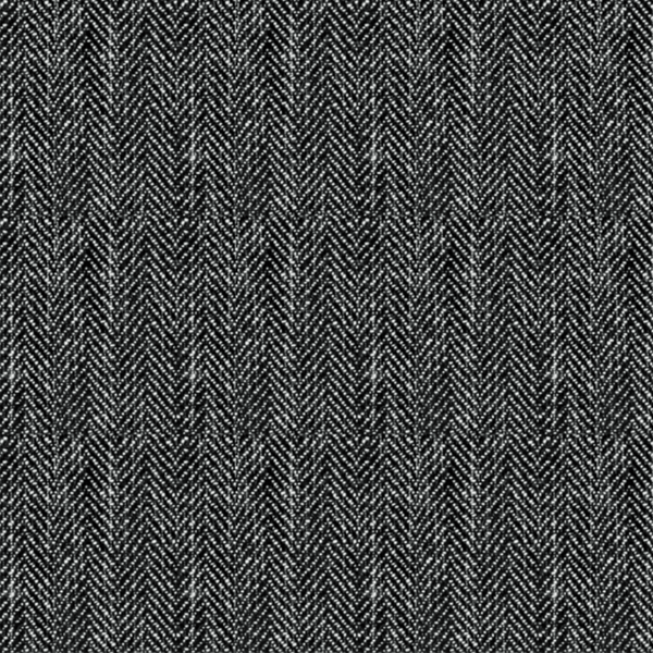 Cotton-Linen Herringbone Woven Fabric - Solid Dyed, Casual Texture