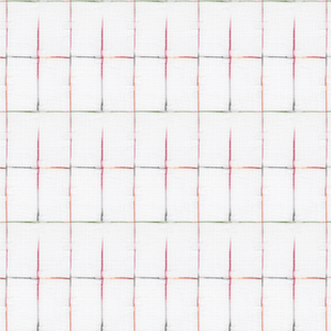Ramie-Polyester Yarn-Dyed Check Fabric - Natural Jacquard Weave