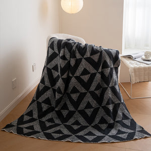 Geometric Art Cotton Blanket
