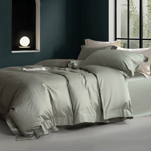 100% Cotton Jacquard 4-Piece Bedding Set