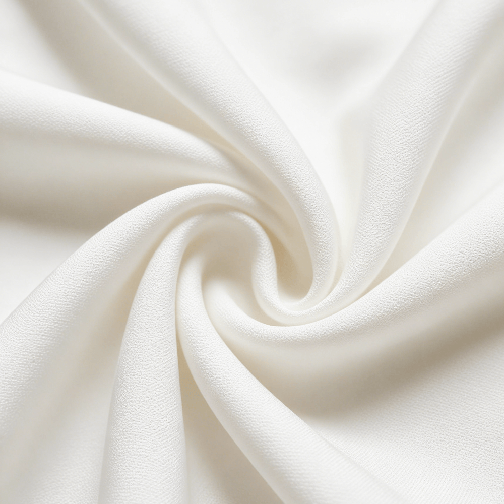 Lyocel-polyamide Plain Weave Fabric - Solid Dyed, Retro Casual