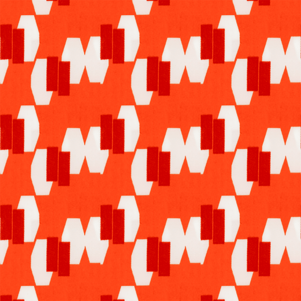 Geometric Printed Polyester Fabric - Regular Finishing