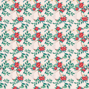 Woven Satin Viscose printing large flowers leaf no printing Luster good drape viscose calico