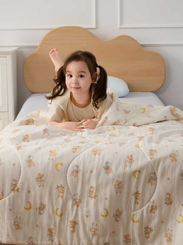 100% Cotton Double Layer Gauze Summer Quilt Comforter