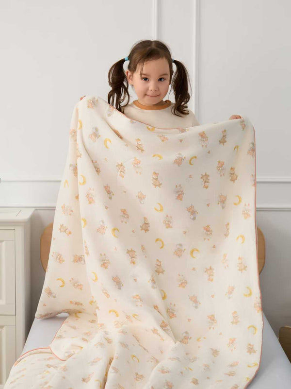100% Cotton Double Layer Gauze Summer Quilt Comforter