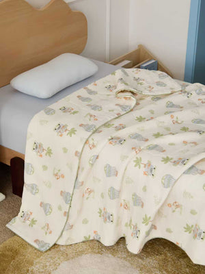 100% Cotton Double Layer Gauze Summer Quilt Comforter