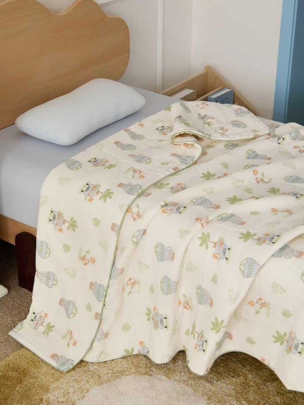 100% Cotton Double Layer Gauze Summer Quilt Comforter