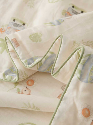 100% Cotton Double Layer Gauze Summer Quilt Comforter