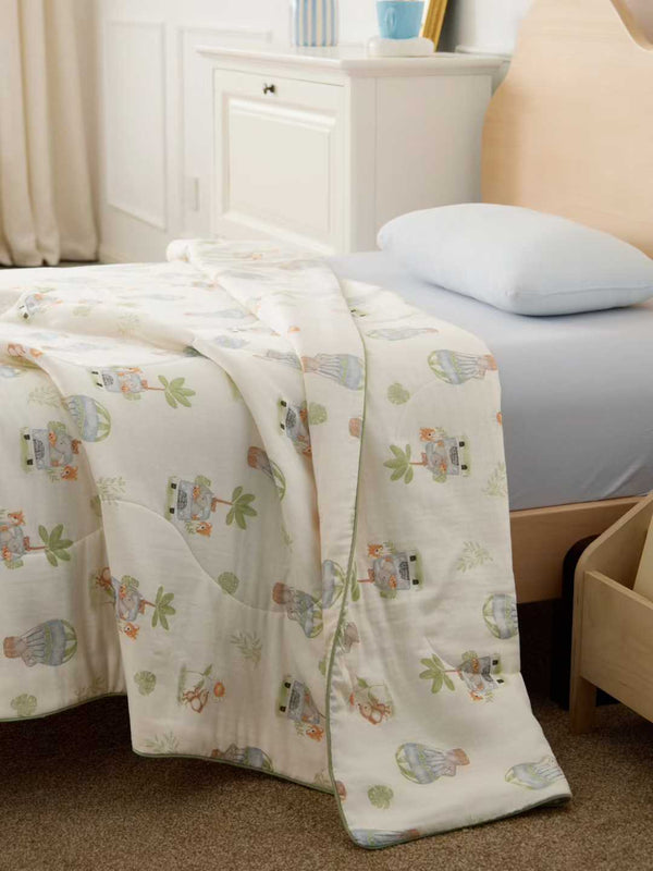 100% Cotton Double Layer Gauze Summer Quilt Comforter