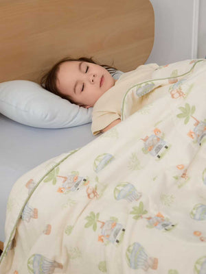 100% Cotton Double Layer Gauze Summer Quilt Comforter
