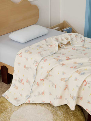 100% Cotton Double Layer Gauze Summer Quilt Comforter