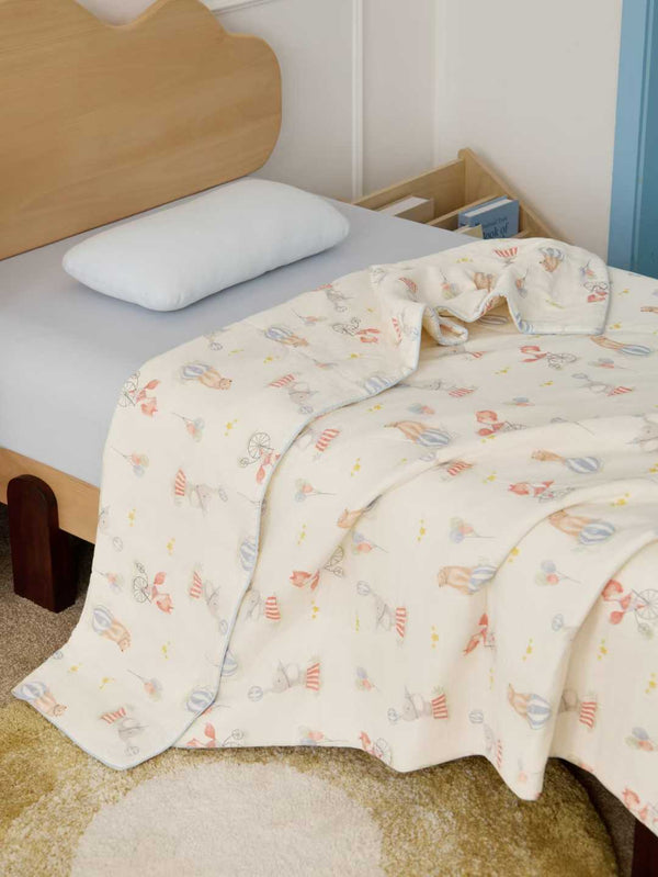 100% Cotton Double Layer Gauze Summer Quilt Comforter