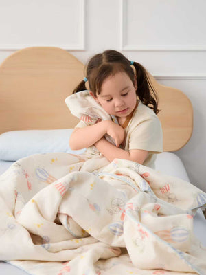100% Cotton Double Layer Gauze Summer Quilt Comforter