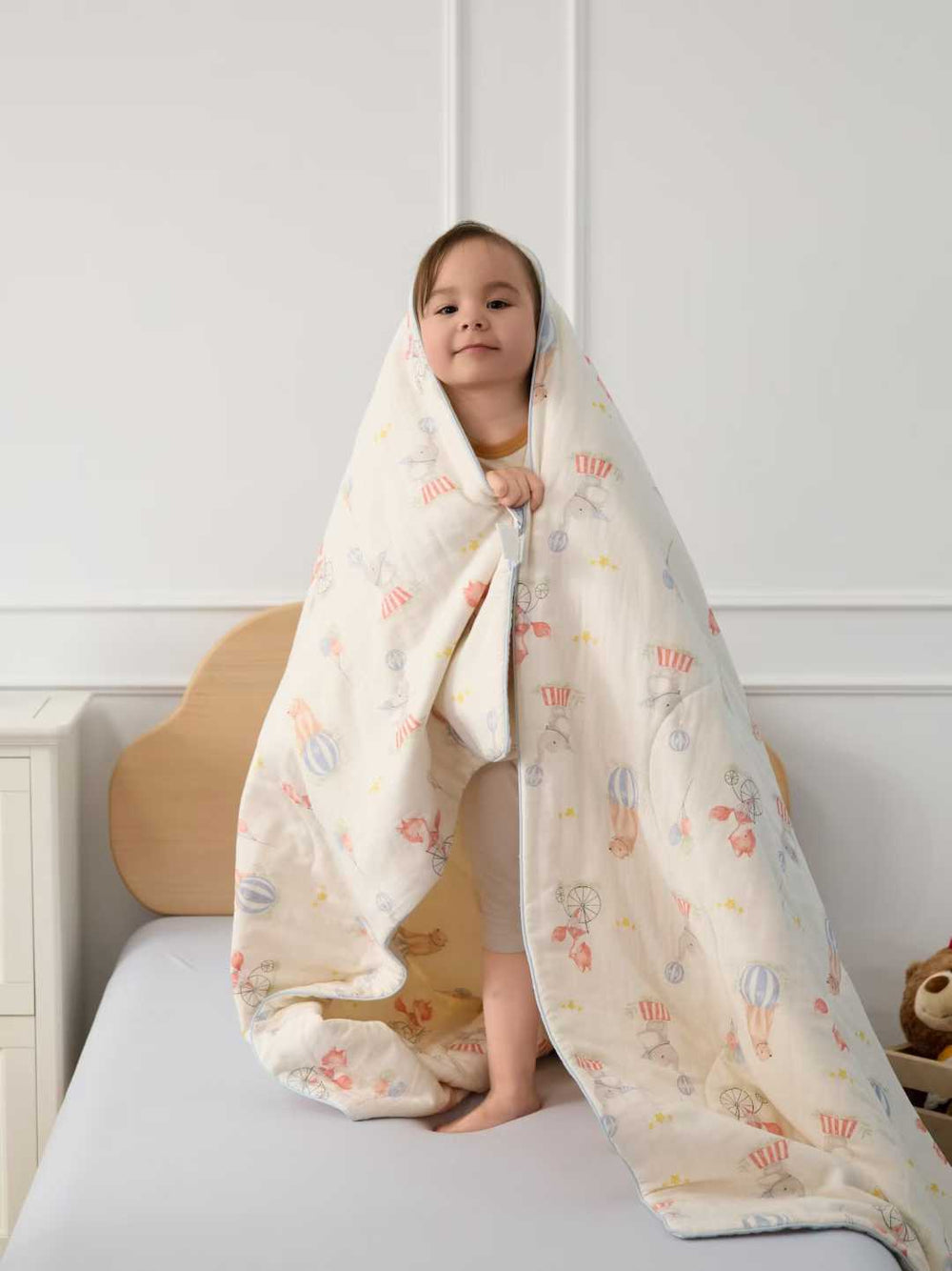 100% Cotton Double Layer Gauze Summer Quilt Comforter