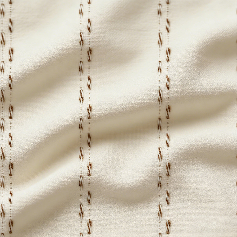 Woven Plain polyester Yarn - Dyed stripe no regular finishing yarn dyed stripes