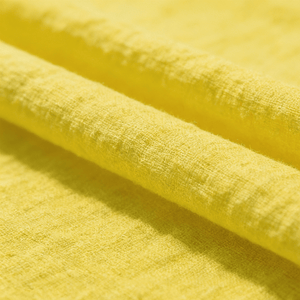 Woven Plain ramie Dyeing solid no regular finishing Nature Ramie-Cotton Crepe Fabric
