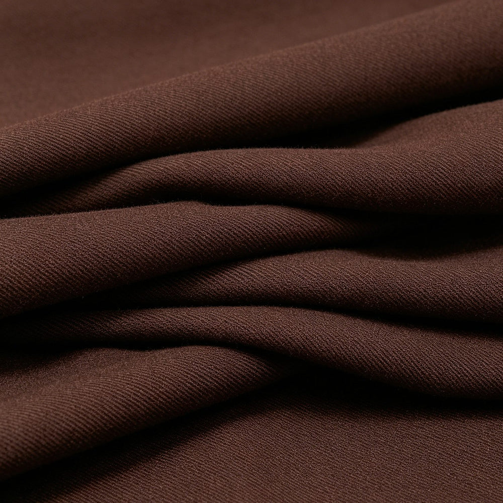 TR Weft Stretch Heavy Twill Fabric – 340gsm, 148cm, Solid Dyed (64/33/3 Polyester/Rayon/Spandex)
