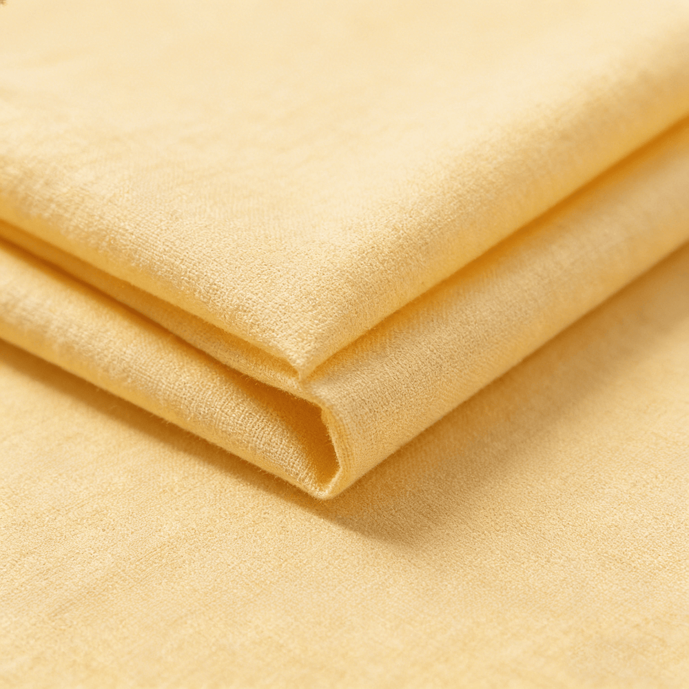 Solid Dyed Viscose-Blend Fabric - Soft Drape, Casual Texture