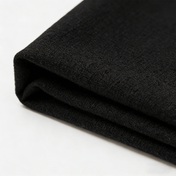 Herringbone Woven Fabric - Solid Dyed, Retro Stub Yarn