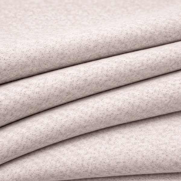 Polyester-Linen-Spandex Knit Fabric - Solid Dyed, Vintage Texture