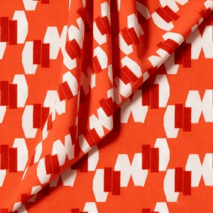 Geometric Printed Polyester Fabric - Regular Finishing