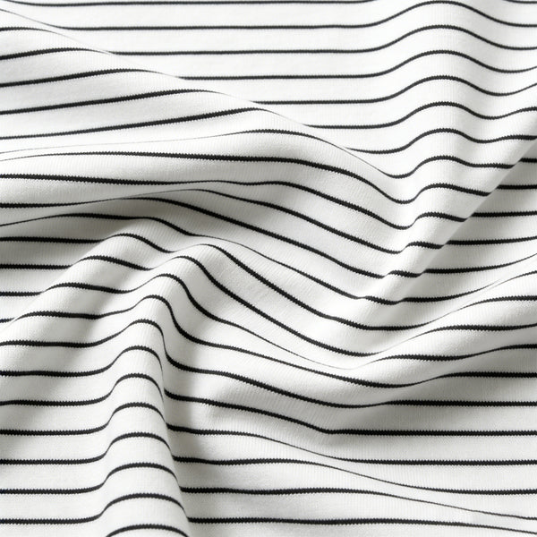 Knitting Weft Knit lyocell Yarn - Dyed horizontal stripe no regular finishing Soft/Office-Casual/Casual knitted stripe pattern