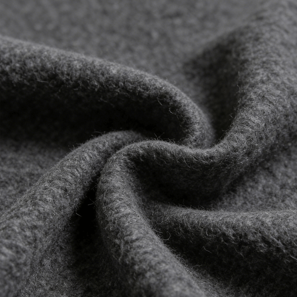Wool-Polyester Twill Coating Fabric - Solid Dyed, Brushed & Soft