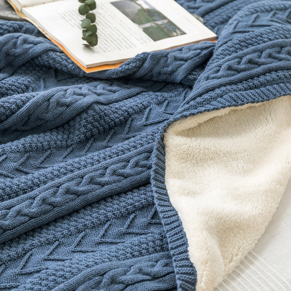 Reversible Plush Multi-Use Blanket