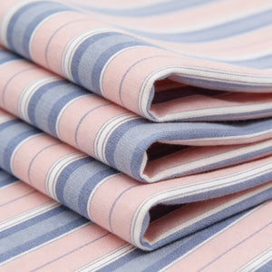 Spring/Summer Cotton Rayon Yarn – Multicolor Striped Woven Fabric