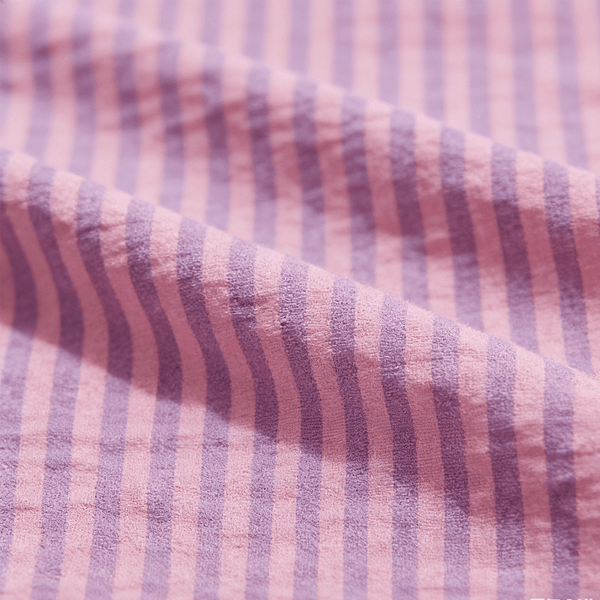 Woven Plain linen Yarn - Dyed stripe no regular finishing Nature yarn dyed stripes