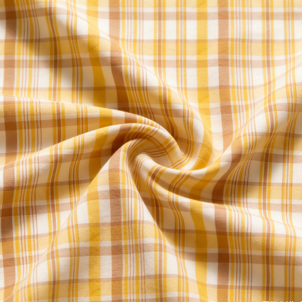 Woven Plain tencel Yarn - Dyed check no regular finishing Nature Soft yarn dyed plaid