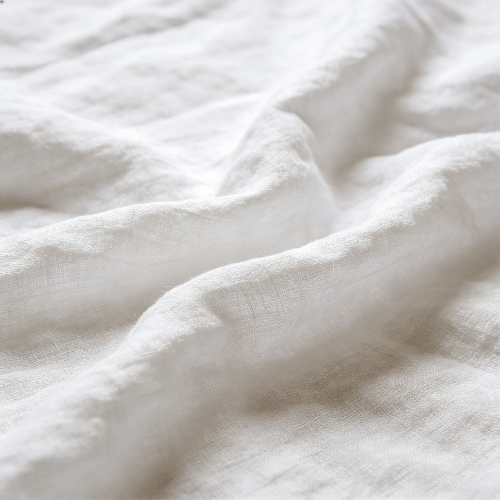 100% Ramie Plain Woven Fabric - Solid Dyed, Lightweight & Crisp