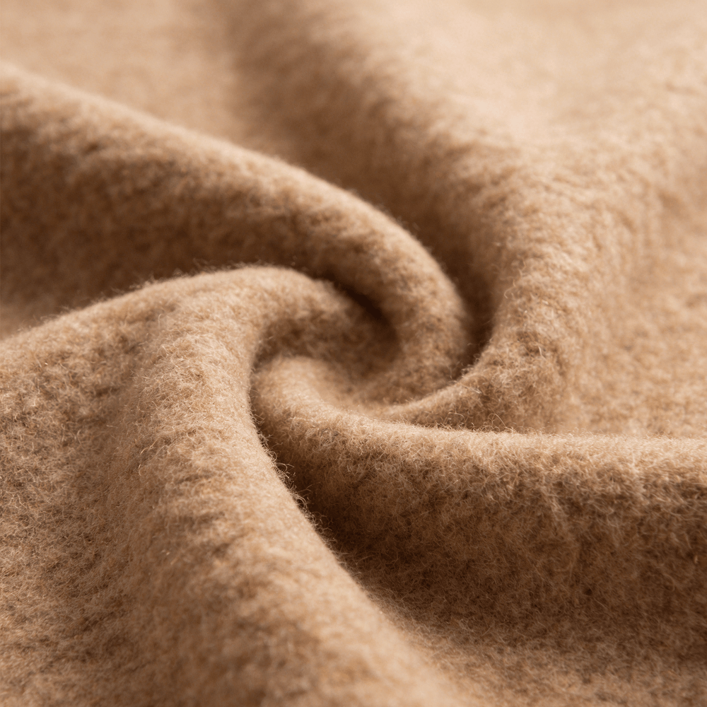 Knitting Weft Knit wool Dyeing pattern and color Warmth + Softness Hair implantation Shearing brushed Soft/Fluffy/Velvety Knitted Wool Fabric