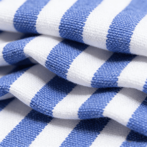 Woven Plain cotton Yarn - Dyed stripe no regular finishing yarn dyed stripes