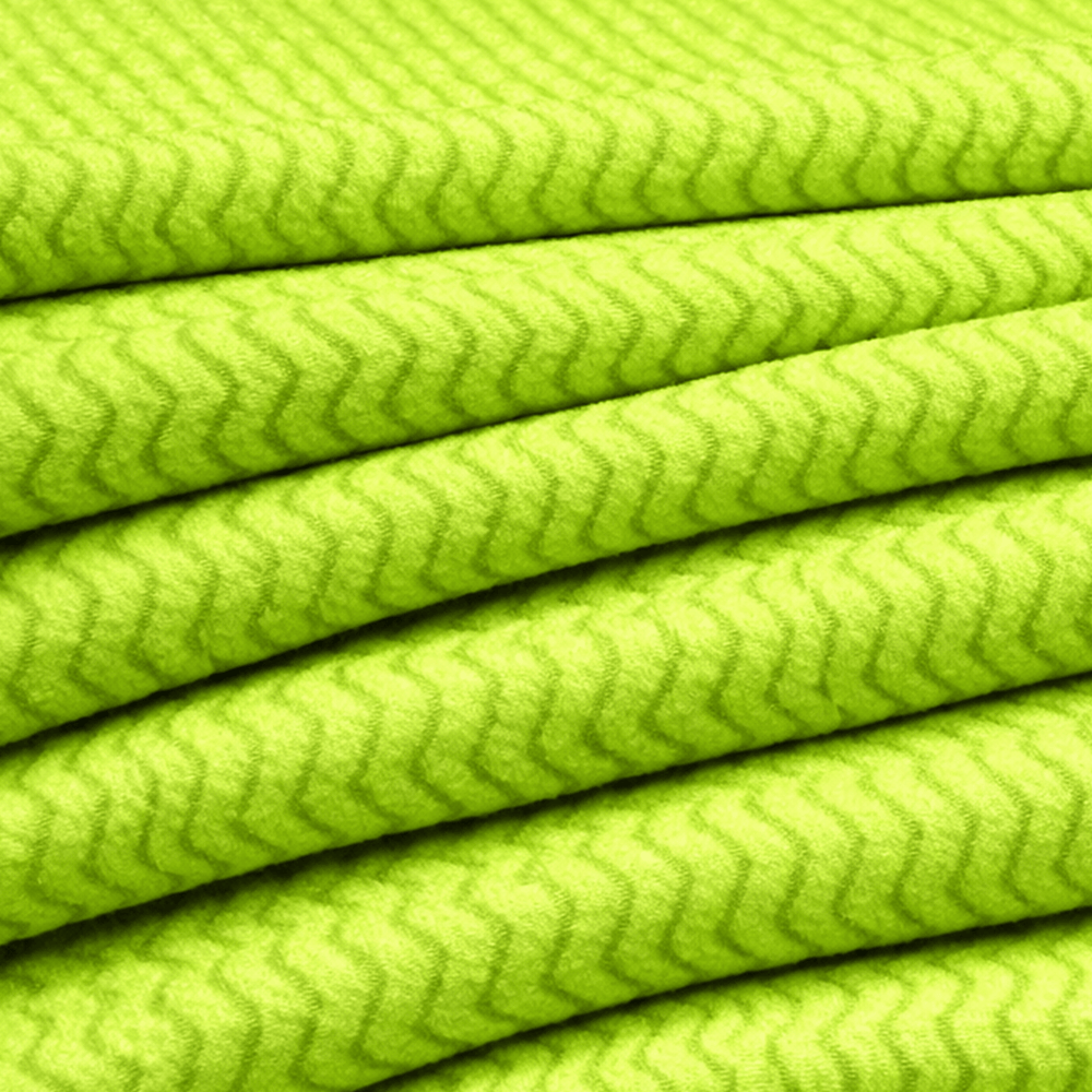 Polyester Polar Fleece Fabric - Wave Dyed, Plush Thermal