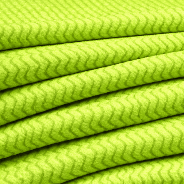 Polyester Polar Fleece Fabric - Wave Dyed, Plush Thermal