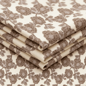 Woven Plain cotton Yarn - Dyed floral no regular finishing Jacquard