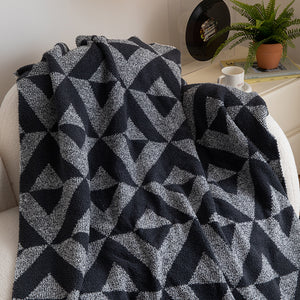 Geometric Art Cotton Blanket