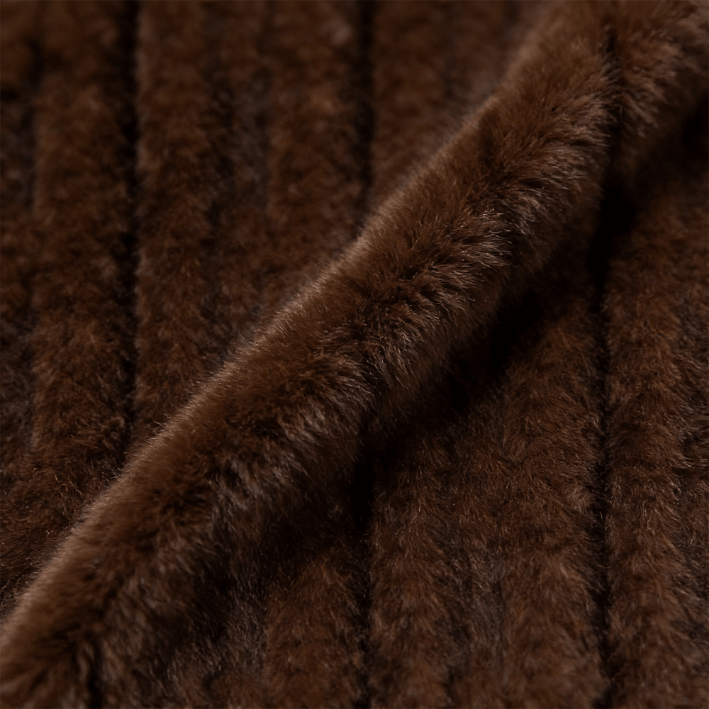 Acrylic Knit Pile Fabric - Flocked & Sheared, Imitation Fur