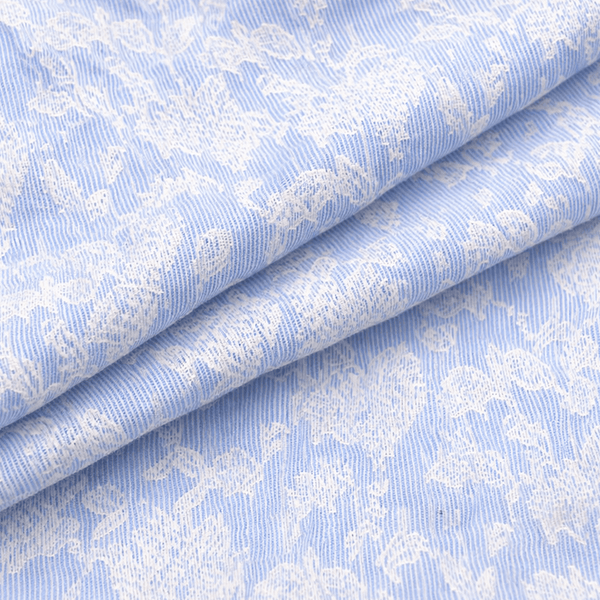 Woven Plain cotton Dyeing stripe floral no regular finishing Cut-Out Fabric
