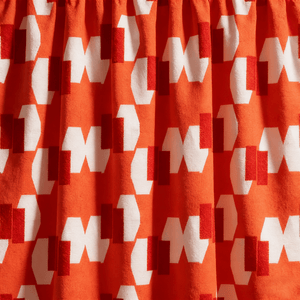 Geometric Printed Polyester Fabric - Regular Finishing