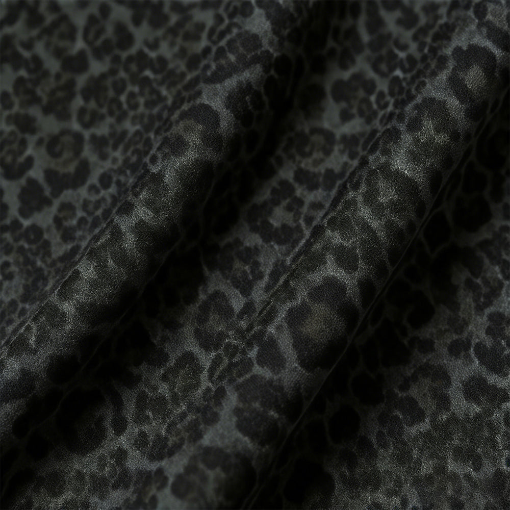 Woven Plain polyester Yarn - Dyed Woolen Leopard Jacquard