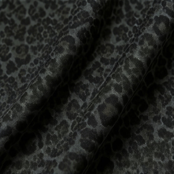 Woven Plain polyester Yarn - Dyed Woolen Leopard Jacquard