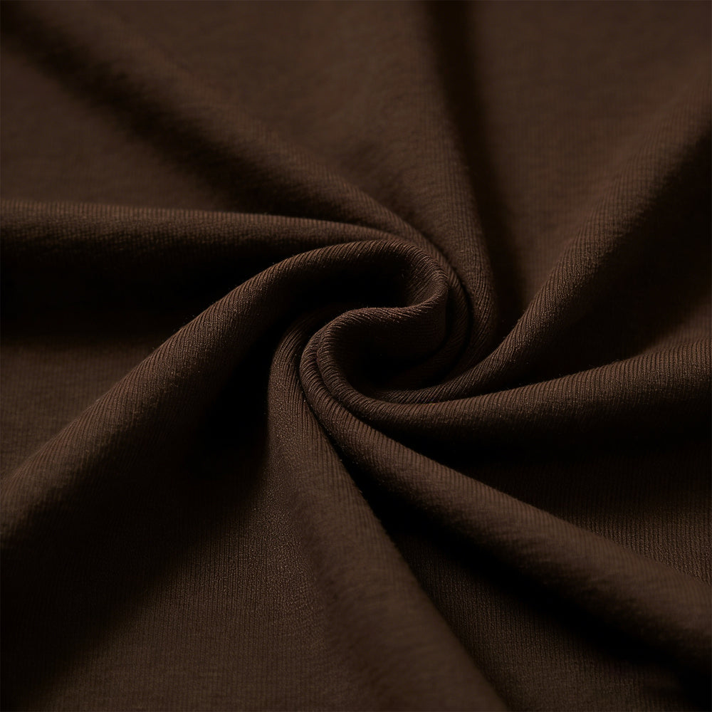 Lightweight Woven Modal Silk Blend Fabric with Vintage Luster for Spring/Summer