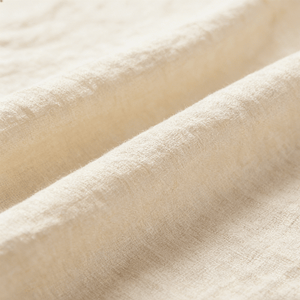 Woven Plain ramie Dyeing solid no regular finishing Nature Stone Washed Ramie-Cotton Crepe