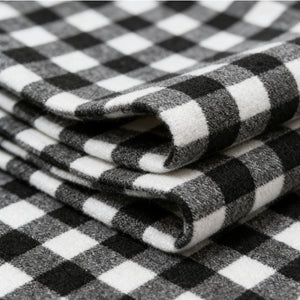 Knitting Weft Knit polyester Yarn - Dyed plaid no polar fleece Casual/Office-Casual Jacquard Faux Lamb Fleece (Square Pattern)