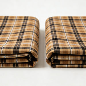 Woven Twill tencel Yarn - Dyed check no regular finishing Vintage/Casual Yarn-Dyed Check