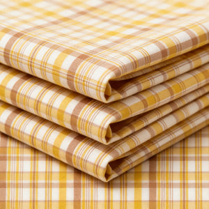 Woven Plain tencel Yarn - Dyed check no regular finishing Nature Soft yarn dyed plaid